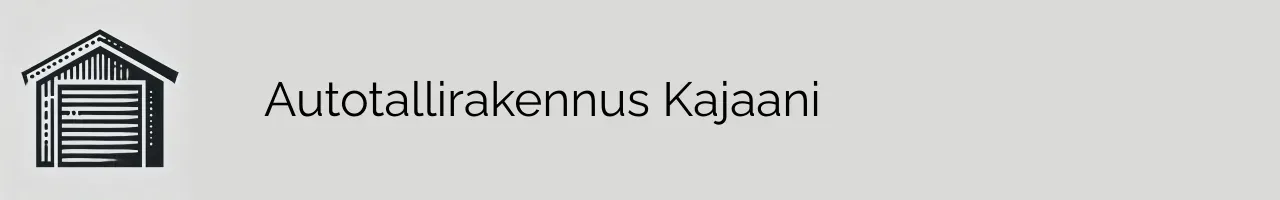 Autotallirakennus Kajaani